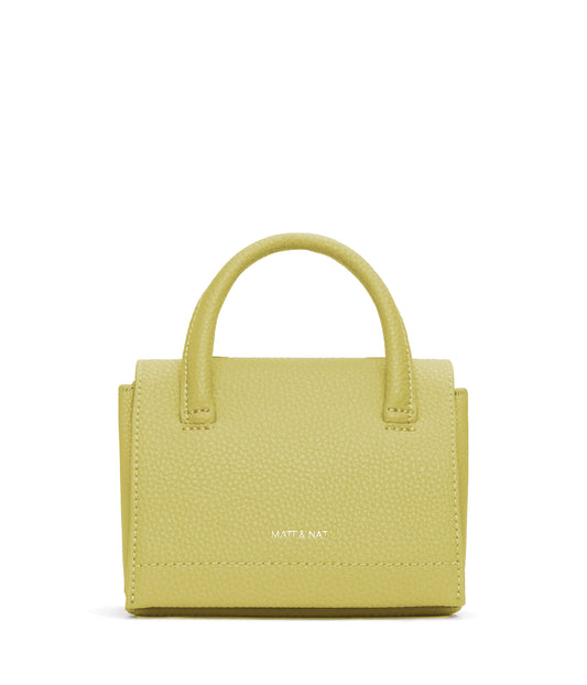 ADEL MICRO Vegan Satchel - Purity | Color: Green - variant::pear