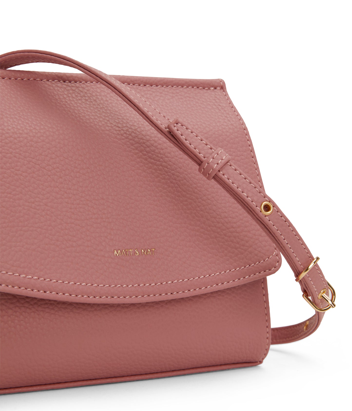 ERIKA Vegan Crossbody Bag - Purity | Color: Pink - variant::rose