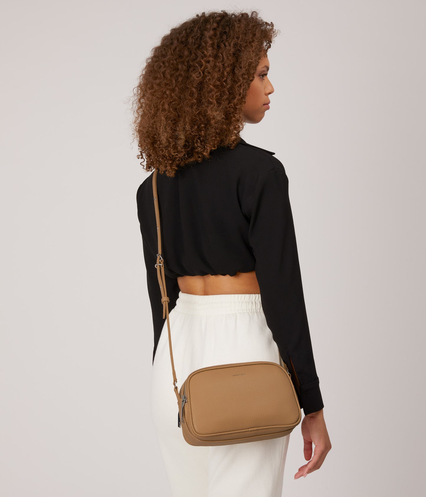 PAIR Vegan Crossbody Bag - Purity | Color: Beige - variant::scone