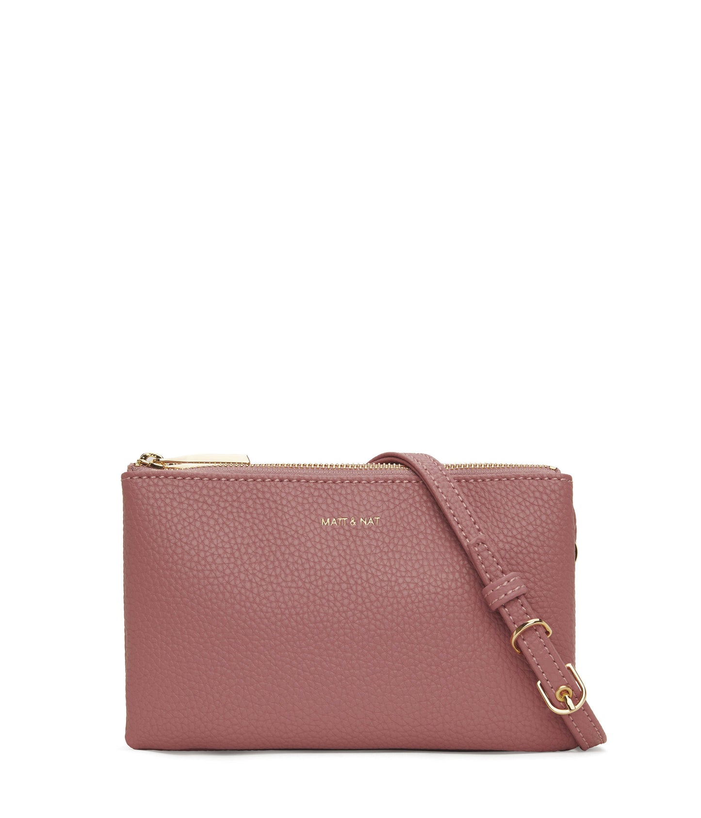 TRIPLET Vegan Crossbody Bag - Purity | Color: Pink - variant::rose