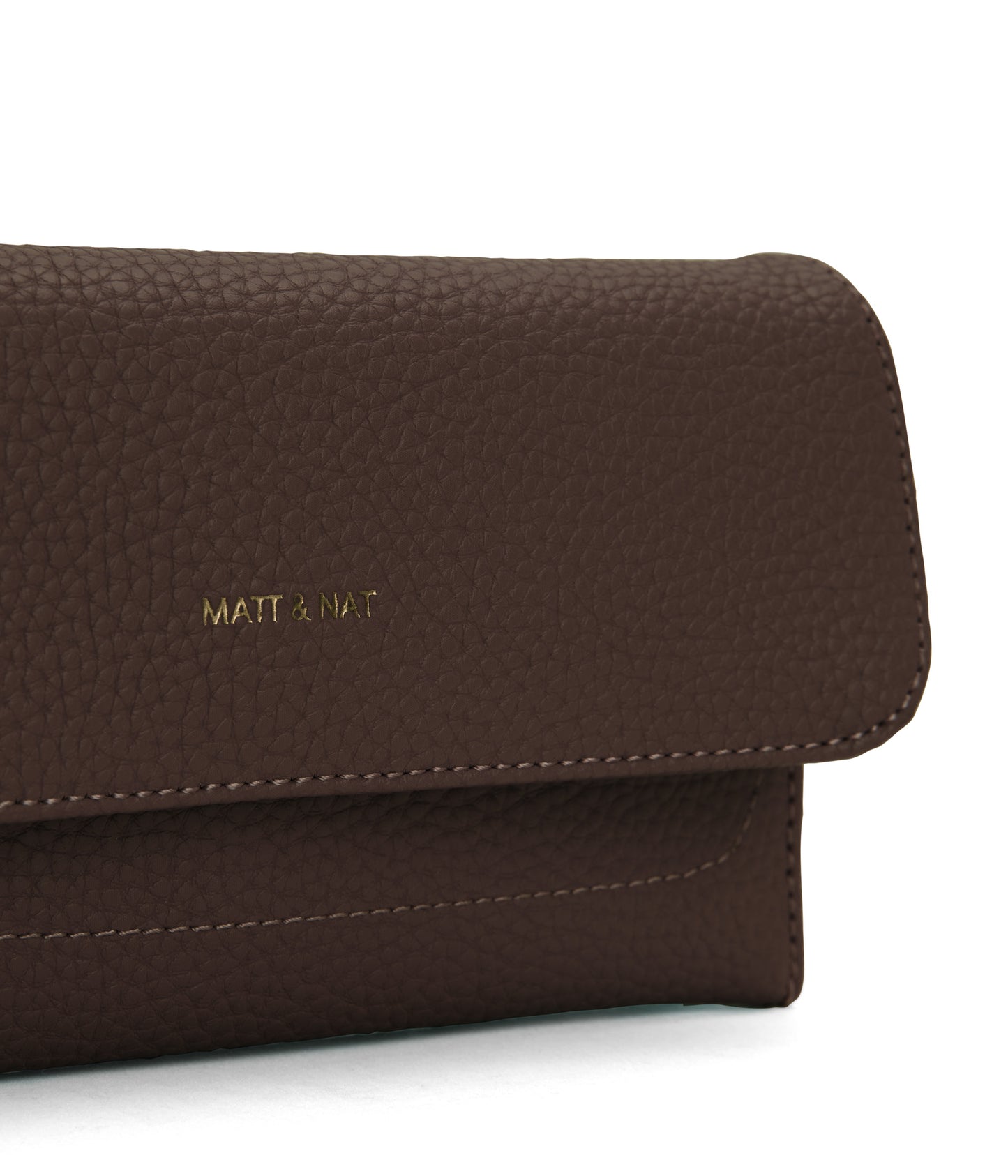 NIKI Vegan Wallet - Purity | Color: Brown - variant::chocolate