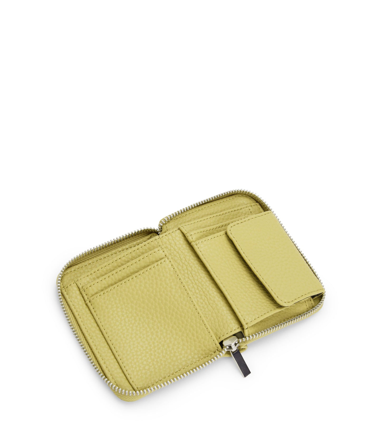 RUE Small Vegan Zip Wallet - Purity | Color: Green - variant::pear