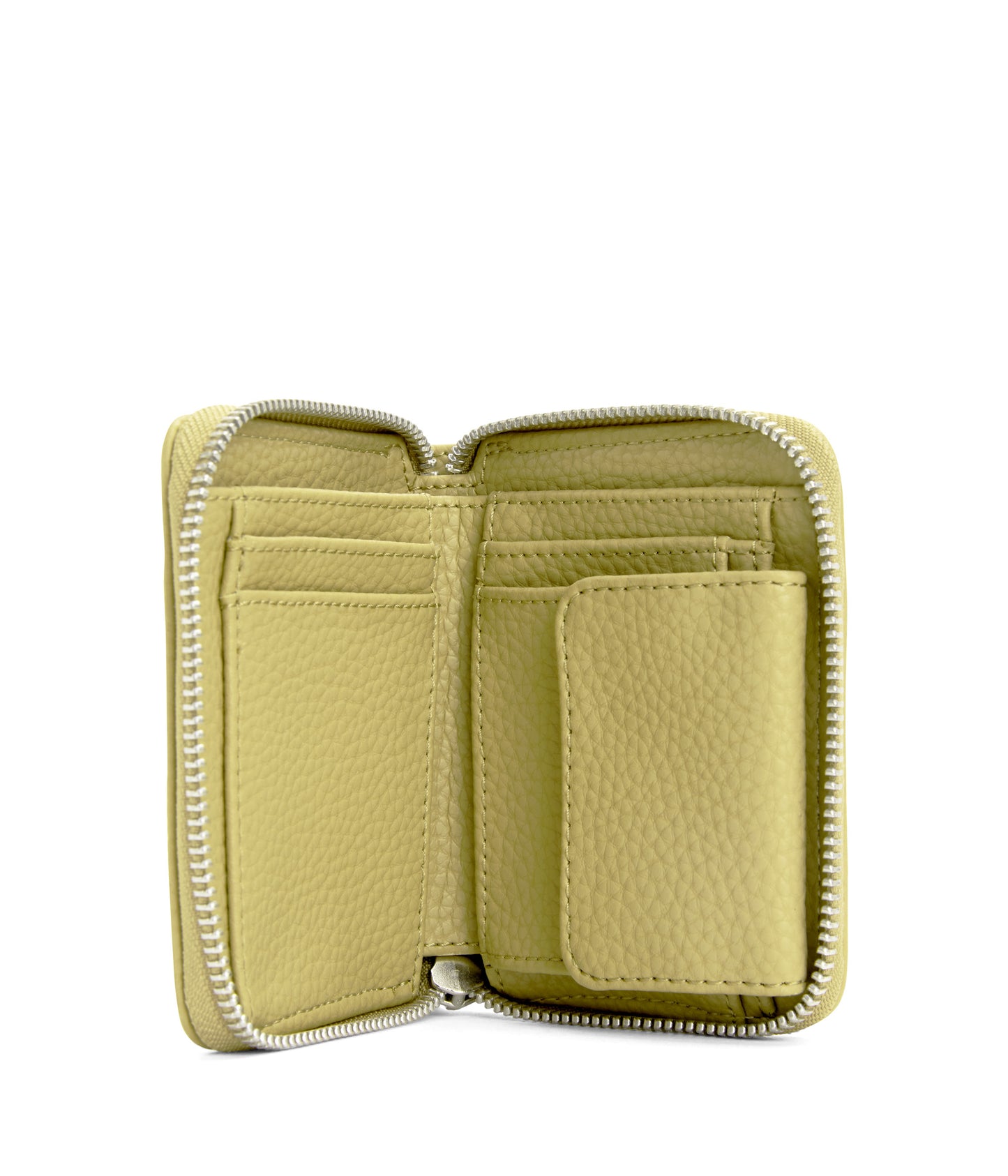 RUE Small Vegan Zip Wallet - Purity | Color: Green - variant::pear