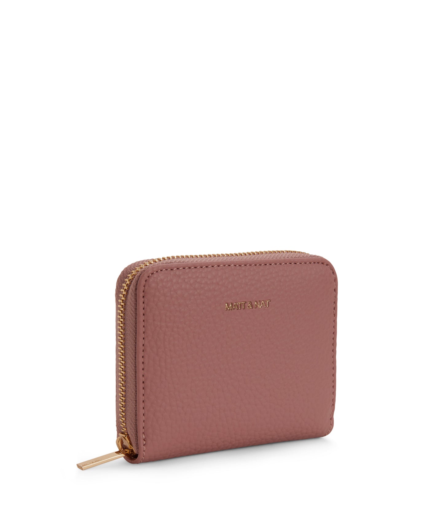 RUE Small Vegan Zip Wallet - Purity | Color: Pink - variant::rose