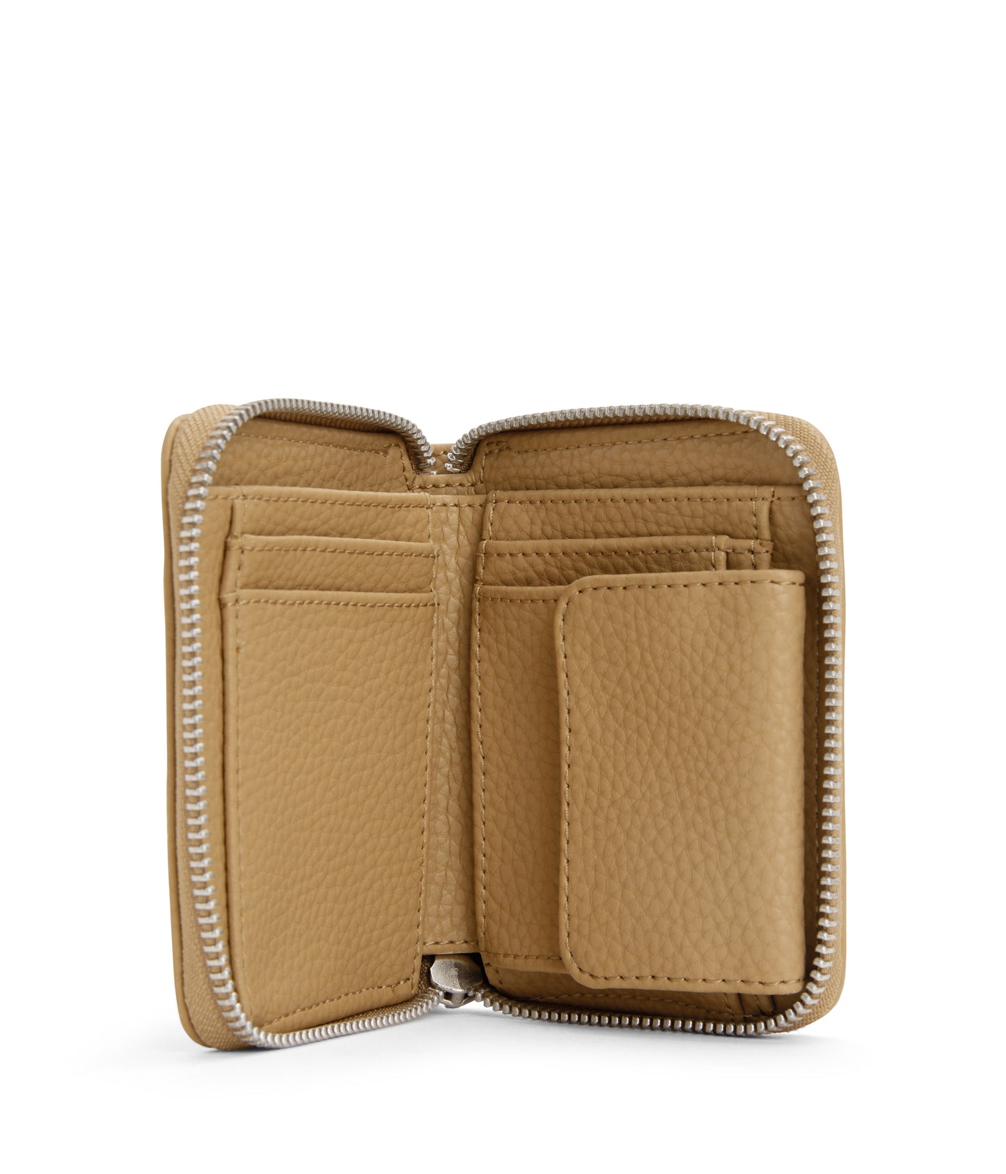 RUE Small Vegan Zip Wallet - Purity | Color: Beige - variant::scone