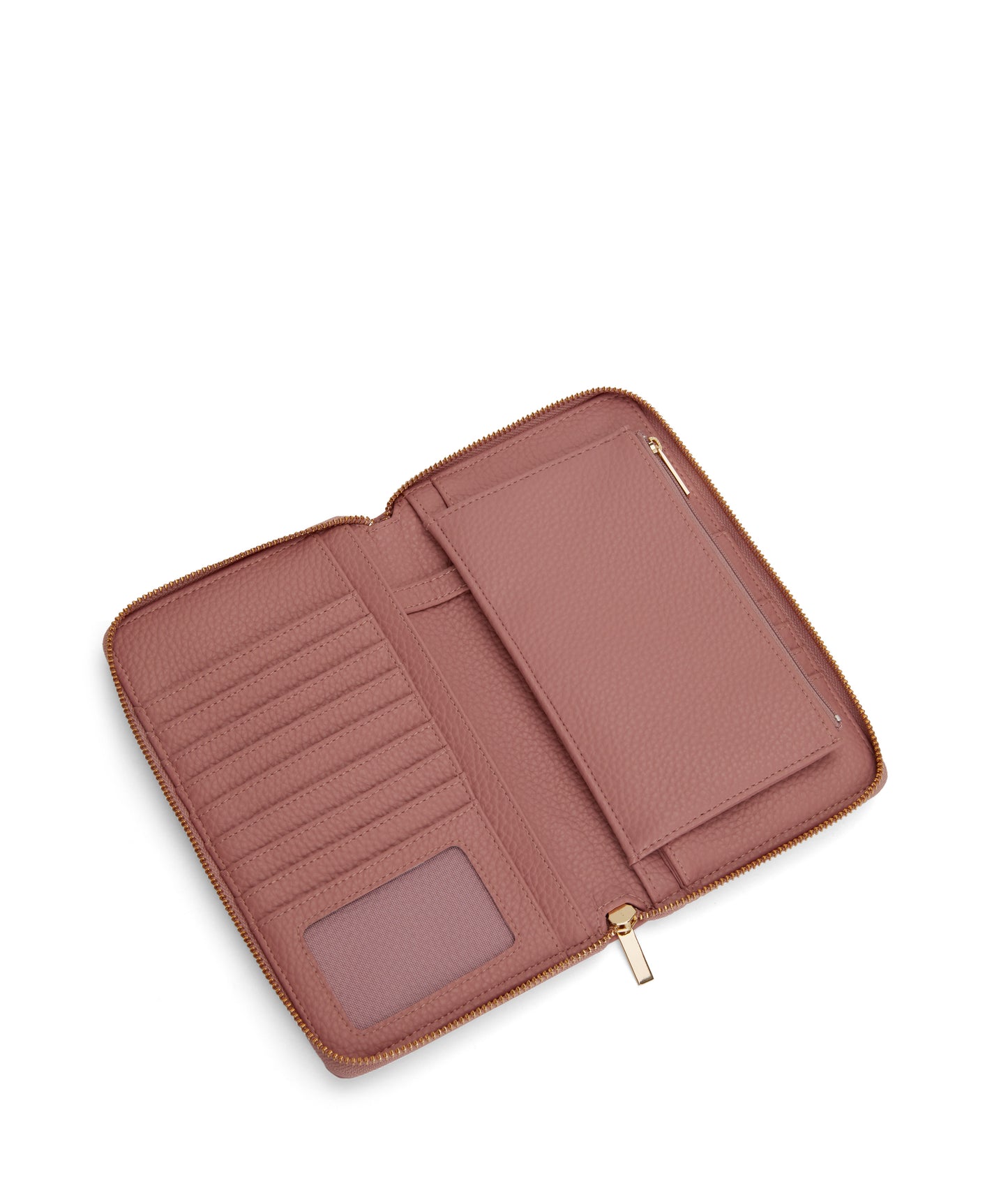 TRIP Vegan Travel Wallet - Purity | Color: Pink - variant::rose