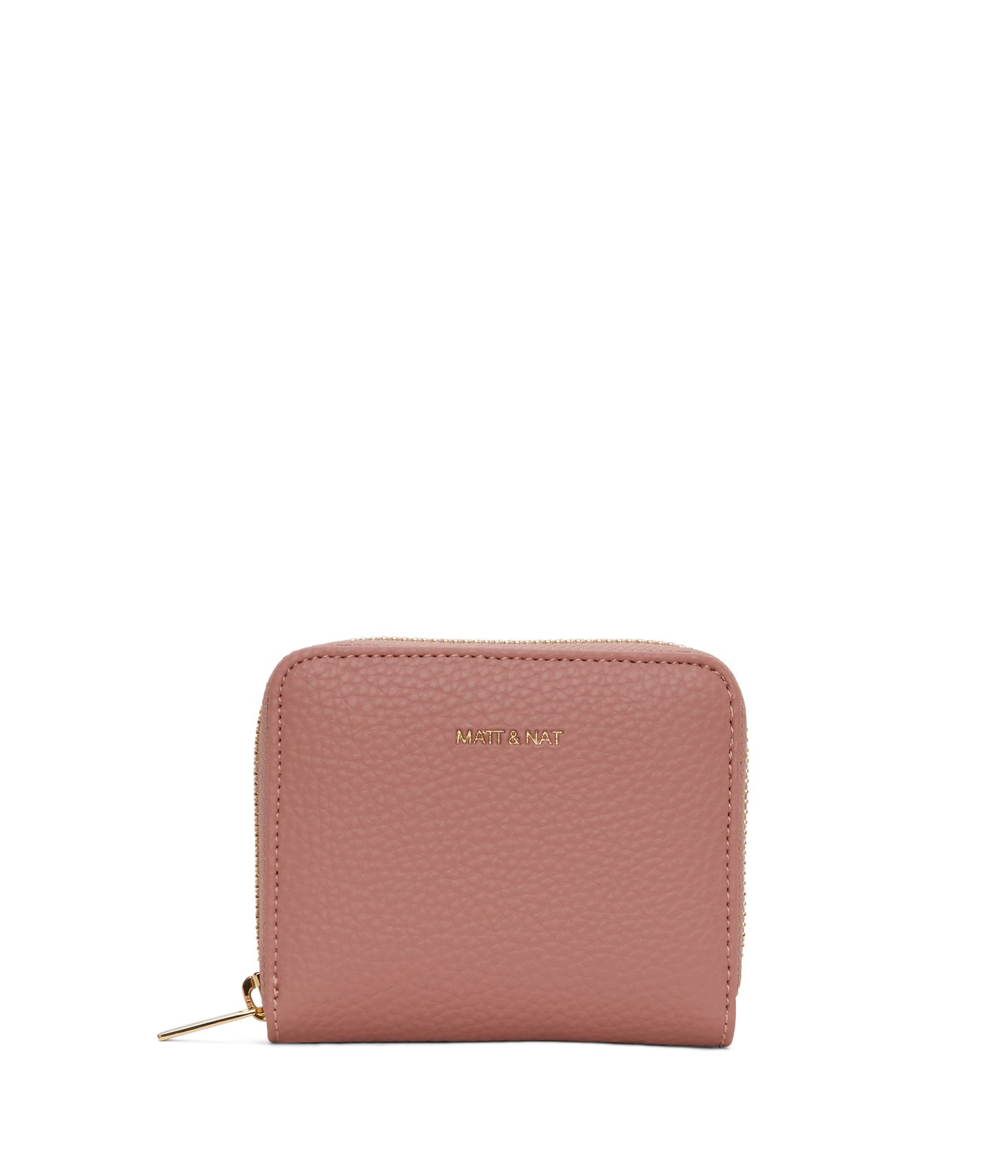 RUE Small Vegan Zip Wallet - Purity | Color: Pink - variant::rose