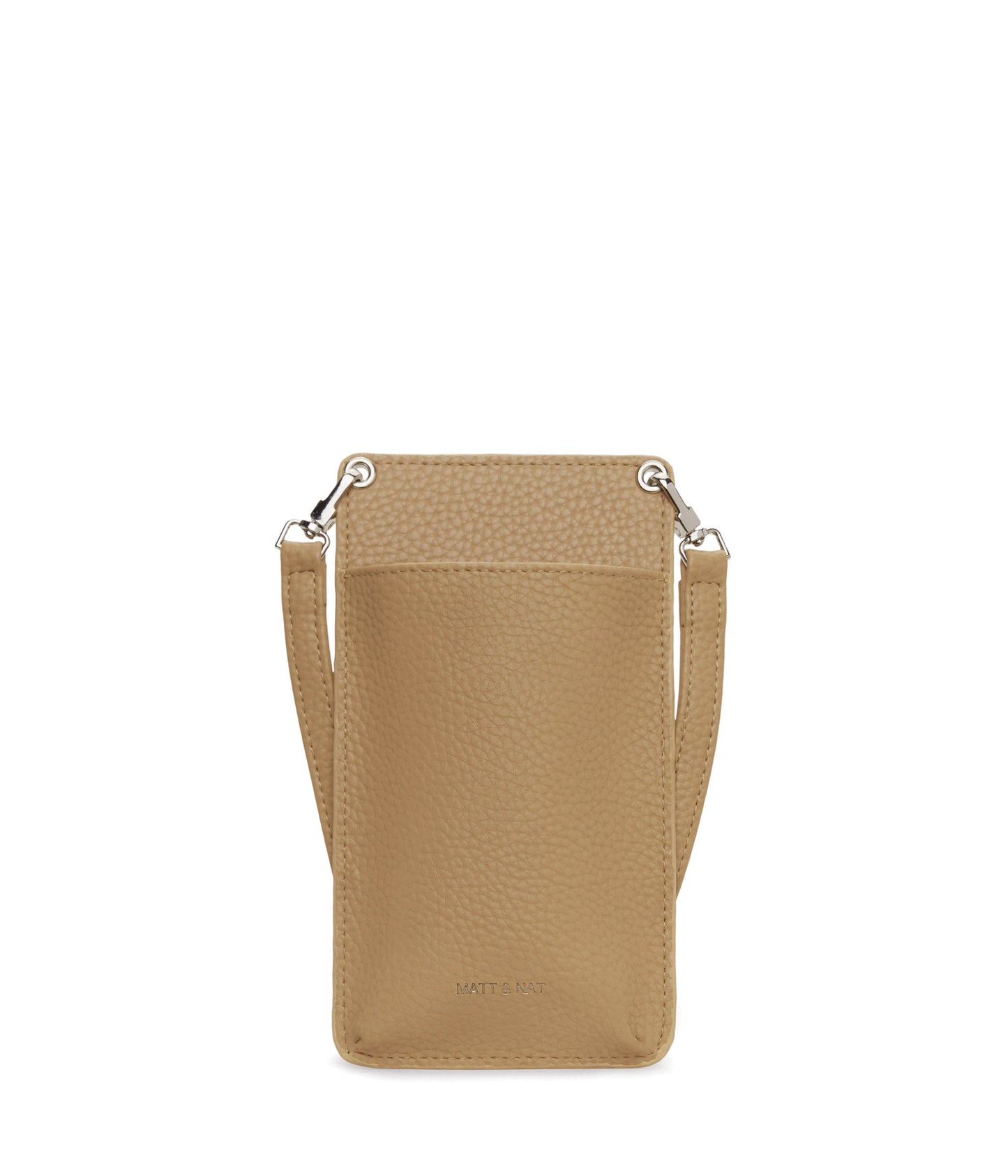 CUE Vegan Crossbody Phone Bag - Purity | Color: Beige - variant::scone