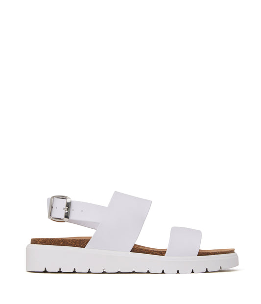 ASHAI Vegan Sandals | Color: White - variant::white