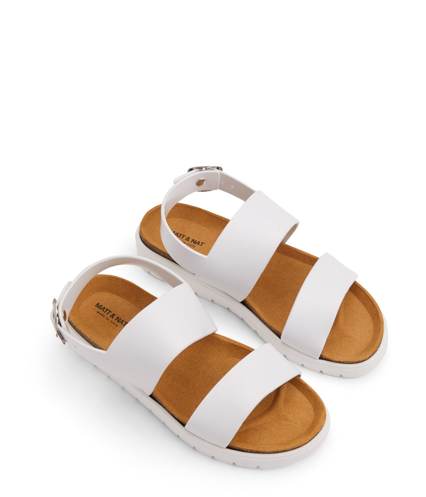 ASHAI Vegan Sandals | Color: White - variant::white