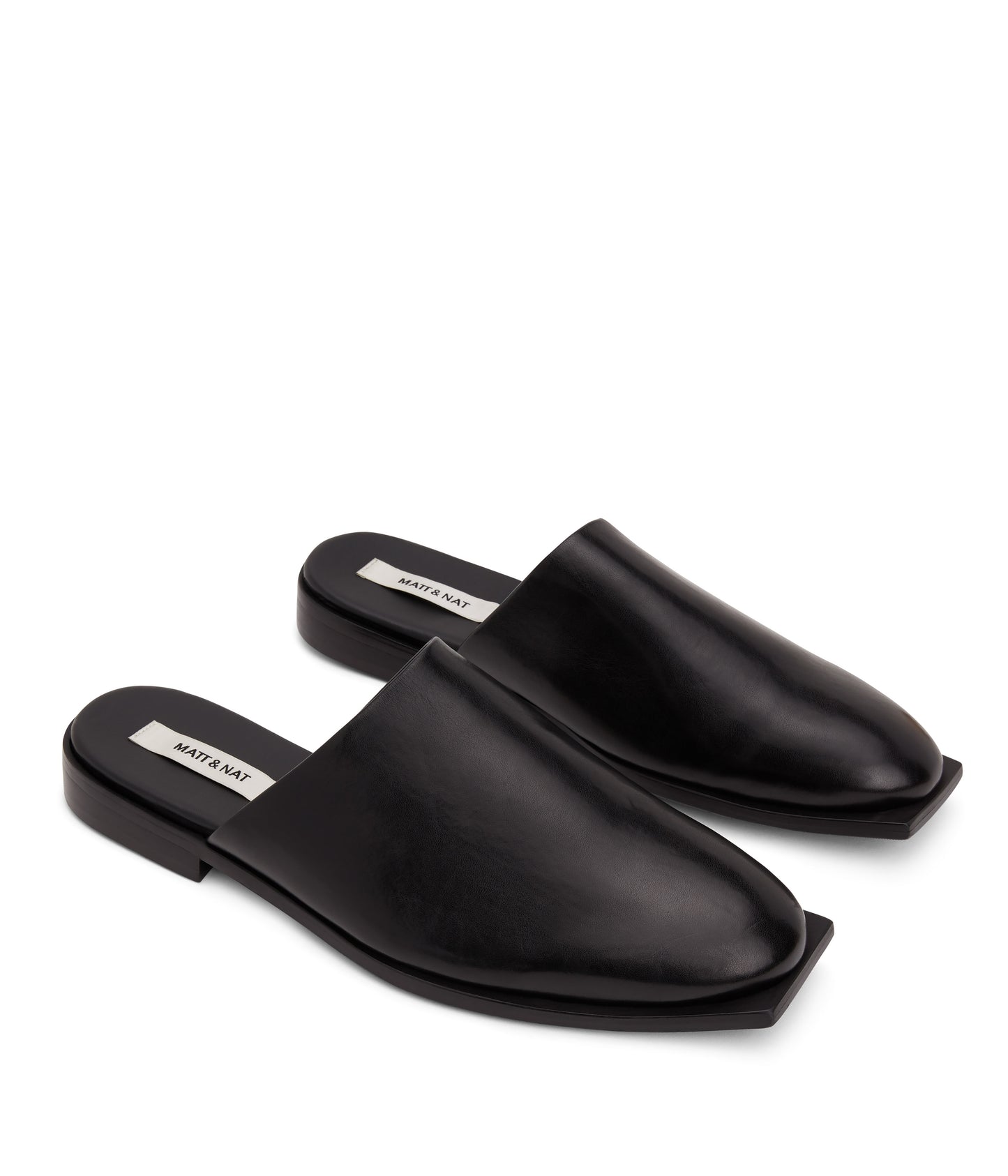 KANE Men's Vegan Slip On Mules | Color: Black - variant::black