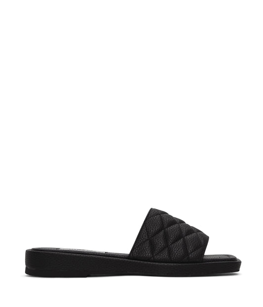 BRIE  Women's Vegan Sandals | Color: Black - variant::black