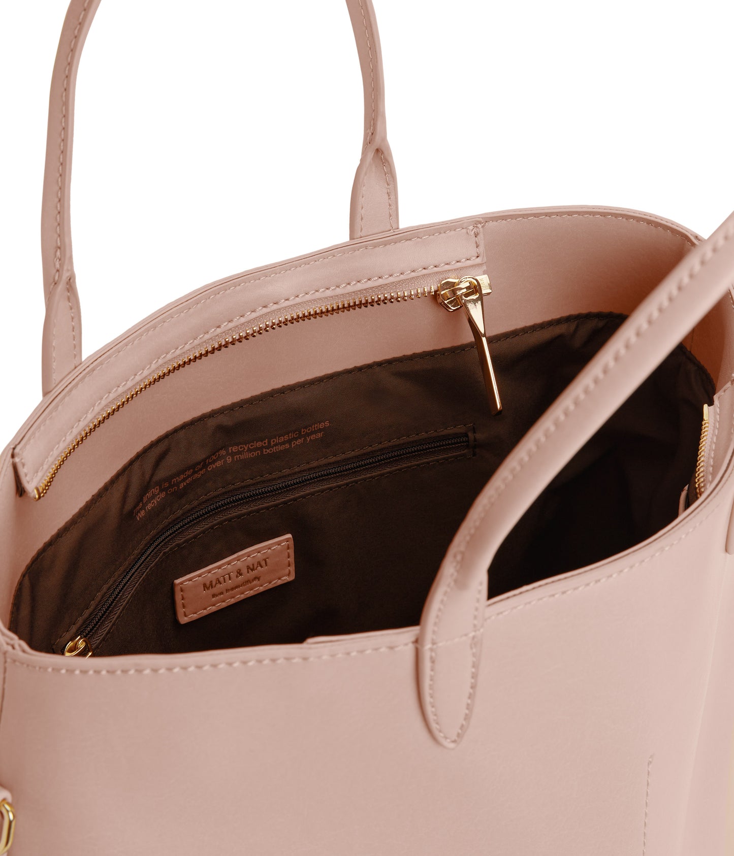 CURB Vegan Tote Bag - Vintage | Color: Pink - variant::pastel