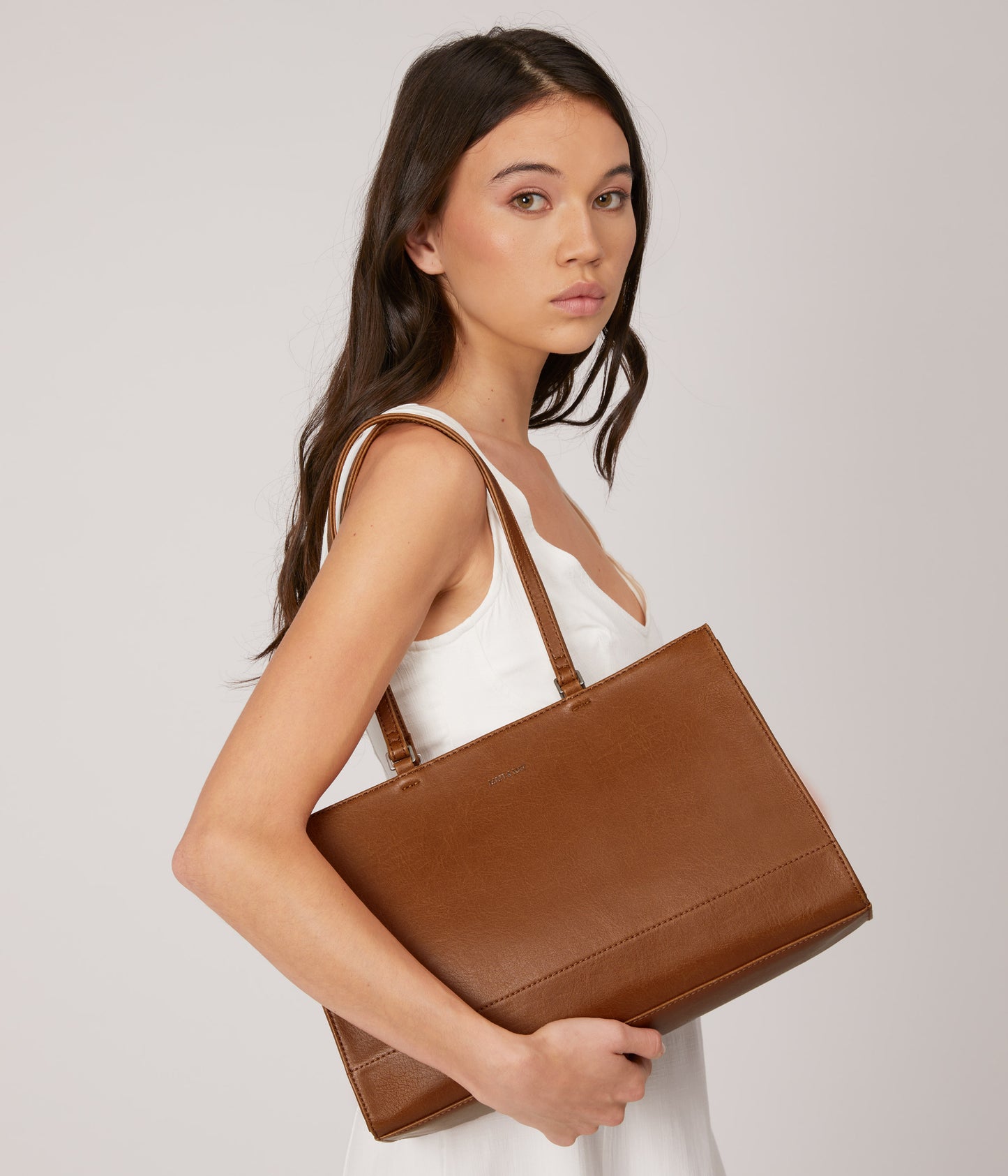 FORA Vegan Satchel - Vintage | Color: Black - variant::black