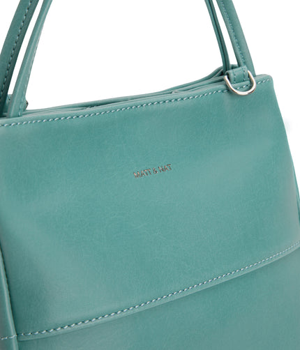 WILLASM Small Vegan Tote Bag - Vintage | Color: Blue - variant::oasis