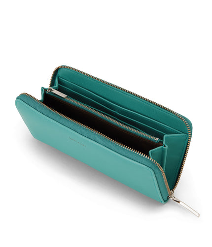 ELM Vegan Continental Wallet - Vintage | Color: Blue - variant::oasis