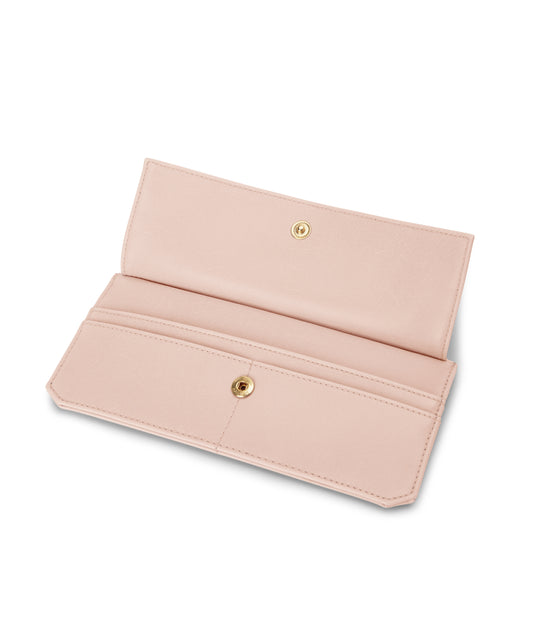 PERLA Vegan Flat Wallet - Vintage | Color: Pink - variant::pastel