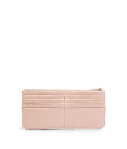 PERLA Vegan Flat Wallet - Vintage | Color: Pink - variant::pastel