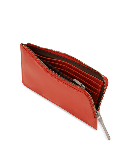 SEVA Vegan Wallet - Vintage | Color: Red - variant::cardinal