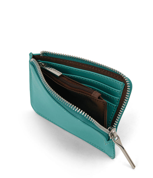 SEVASM Small Vegan Wallet - Vintage | Color: Blue - variant::oasis