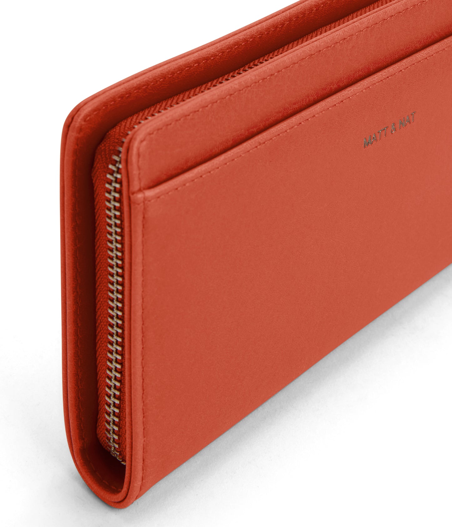 WEBBER Vegan Wallet - Vintage | Color: Red - variant::cardinal