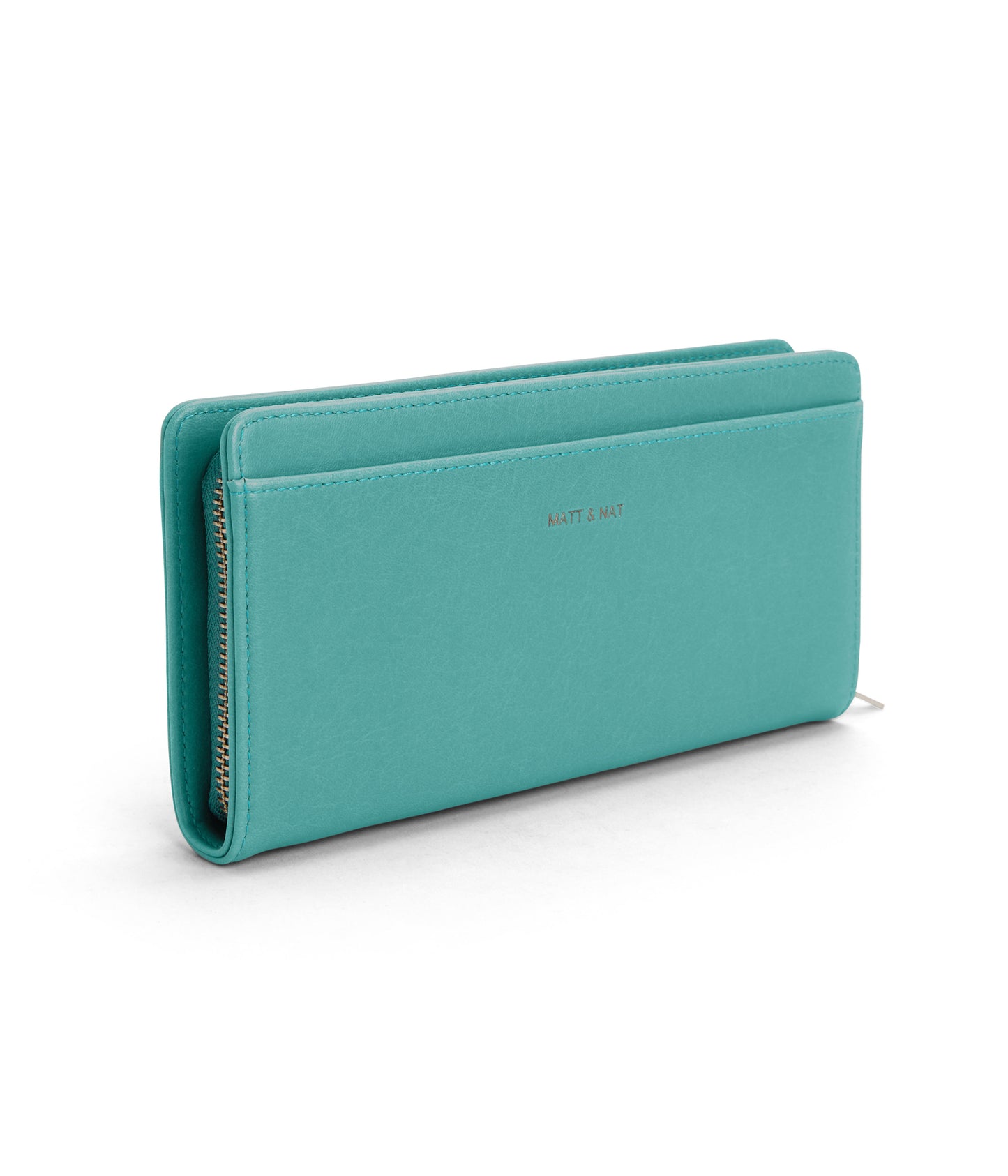 WEBBER Vegan Wallet - Vintage | Color: Blue - variant::oasis