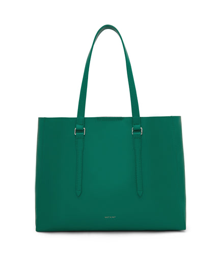 EMEL Vegan Tote Bag - Arbor | Color: Green - variant::peacock