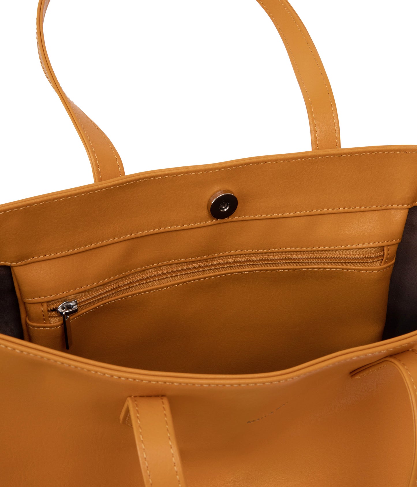 SCHLEPP Vegan Tote Bag - Arbor | Color: Yellow - variant::marigold