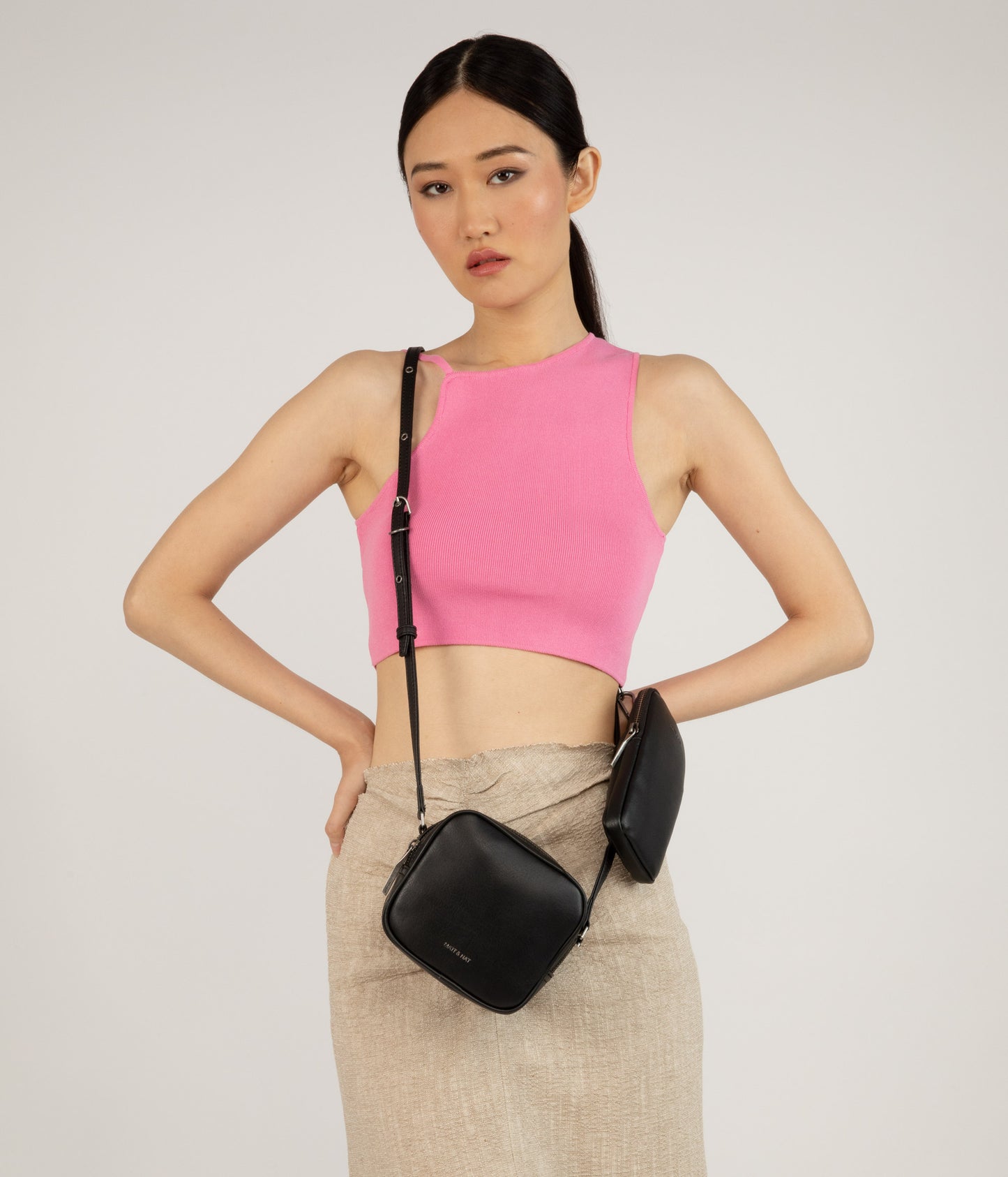 SWAE Vegan Crossbody Bag - Arbor | Color: Green - variant::pistachio
