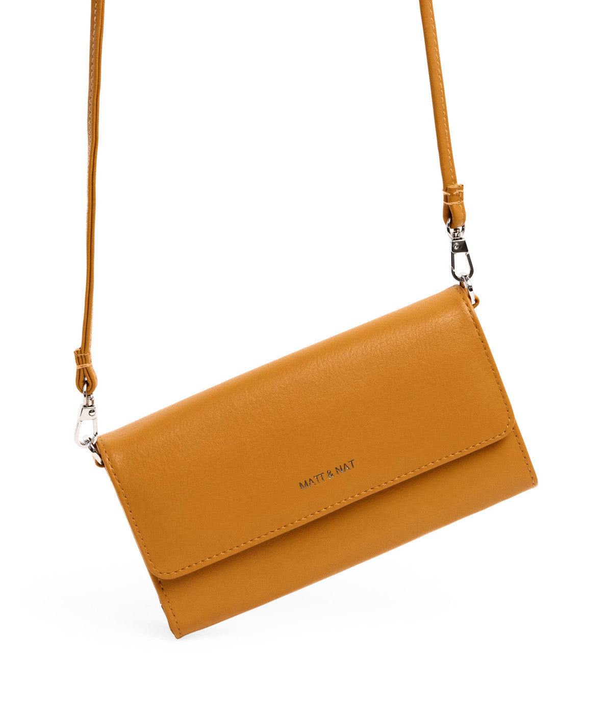 DREW MED Vegan Crossbody Bag - Arbor | Color: Yellow - variant::marigold