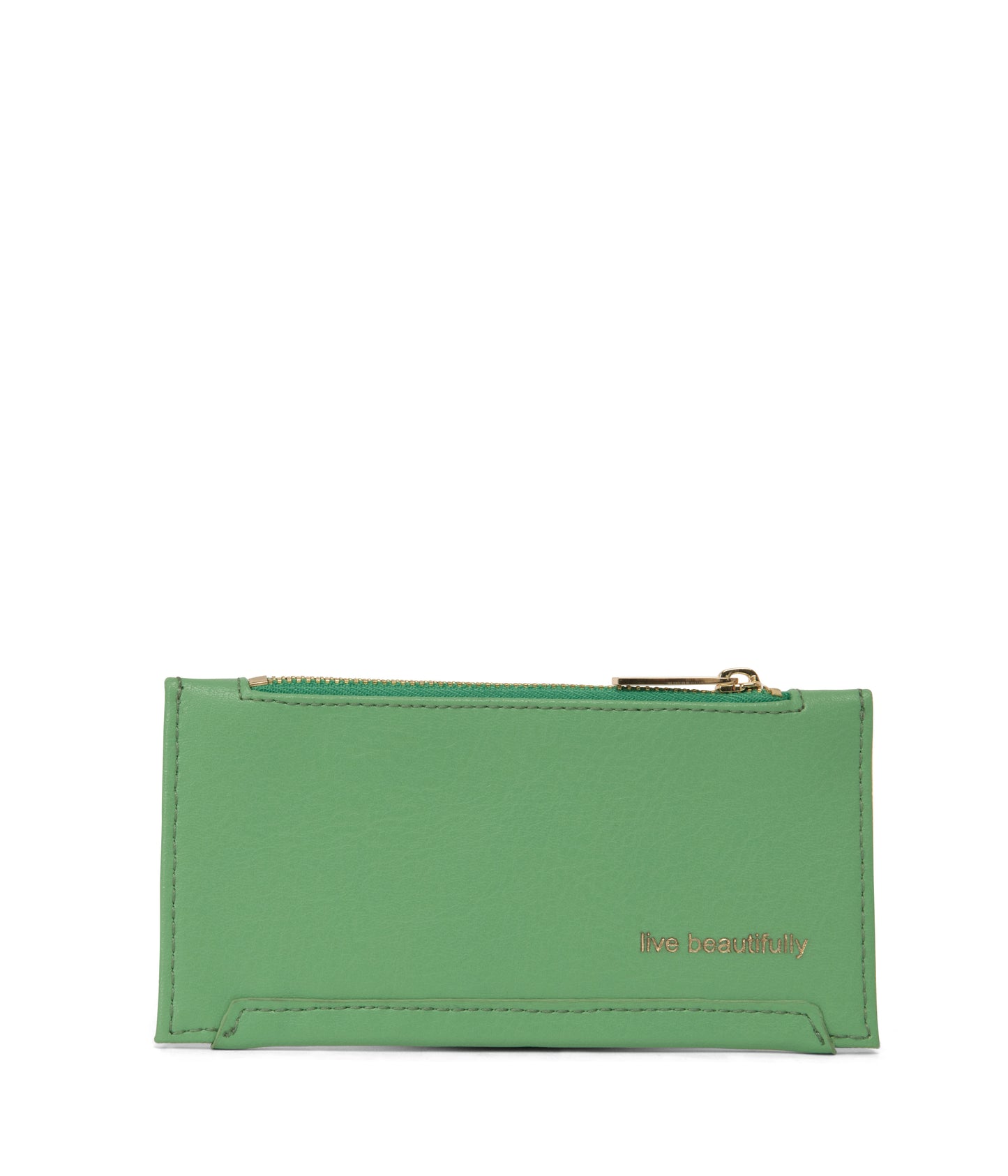 JESSE Slim Vegan Wallet - Arbor | Color: Green - variant::pistachio