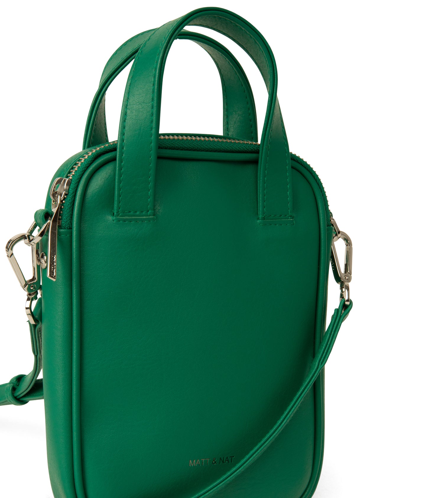 LEAP Vegan Crossbody Bag - Arbor | Color: Green - variant::peacock