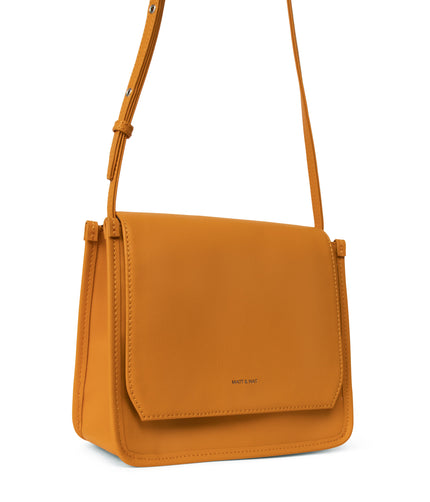 LEV Vegan Crossbody Bag - Arbor | Color: Yellow - variant::marigold