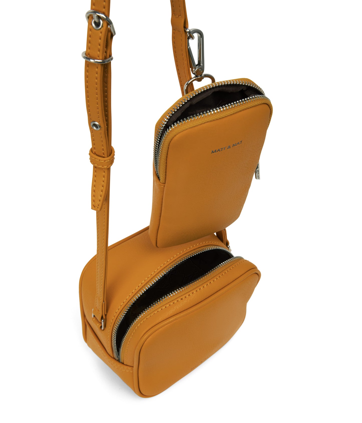 SWAE Vegan Crossbody Bag - Arbor | Color: Yellow - variant::marigold