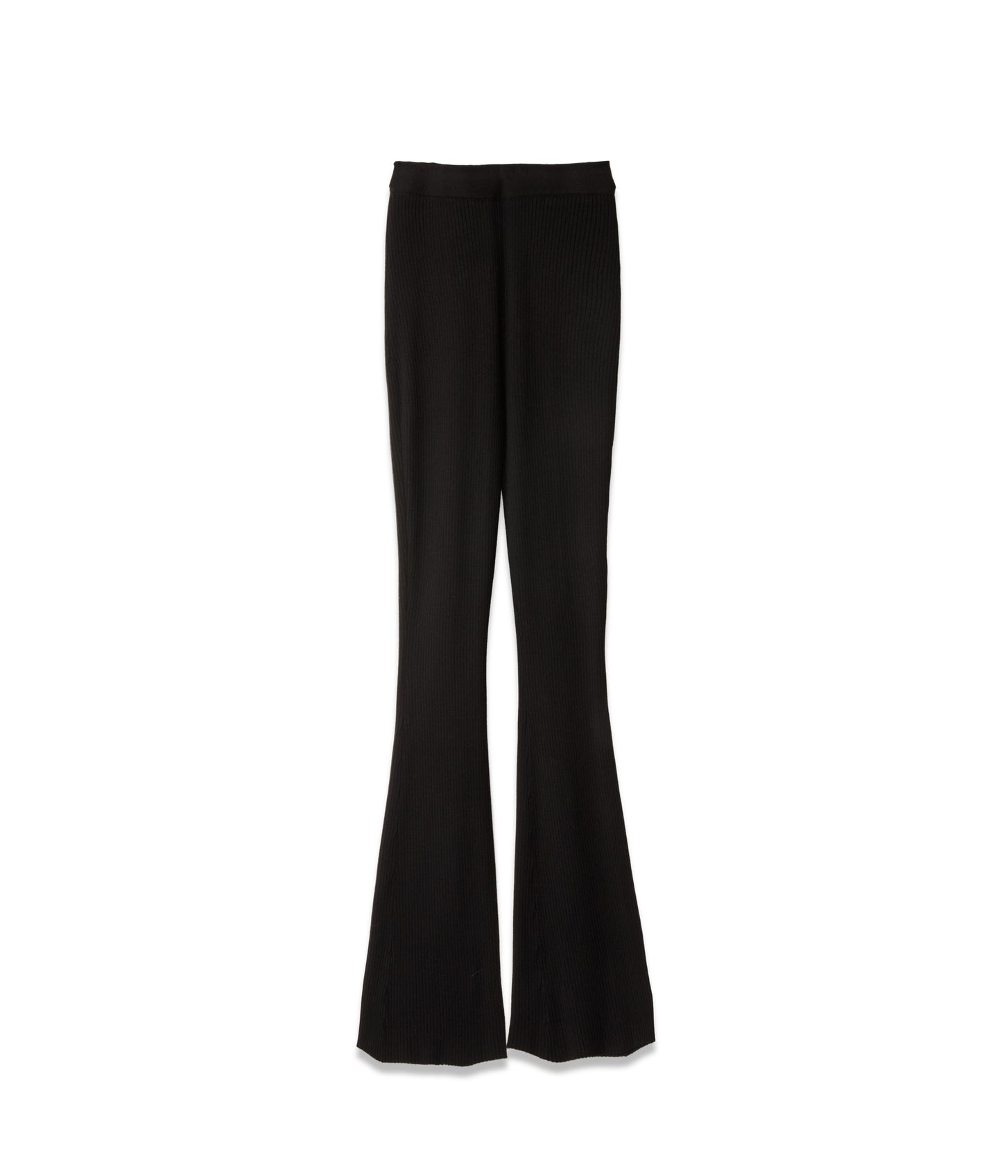 COLETTE Women's Bamboo Ribbed Pants | Color: Black - variant::black