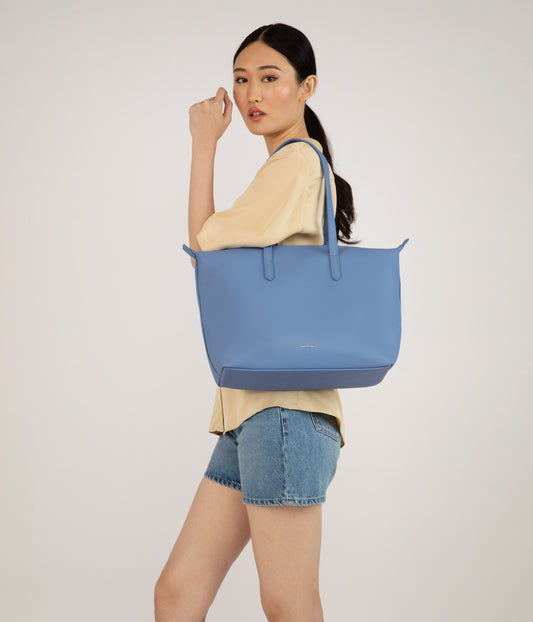 ABBI Vegan Tote Bag - Purity | Color: Blue - variant::coast