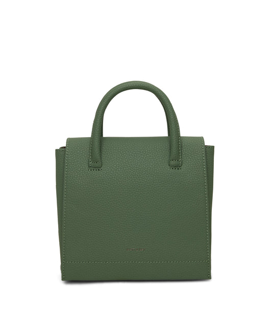 ADELSM Small Vegan Satchel - Purity | Color: Green - variant::herb