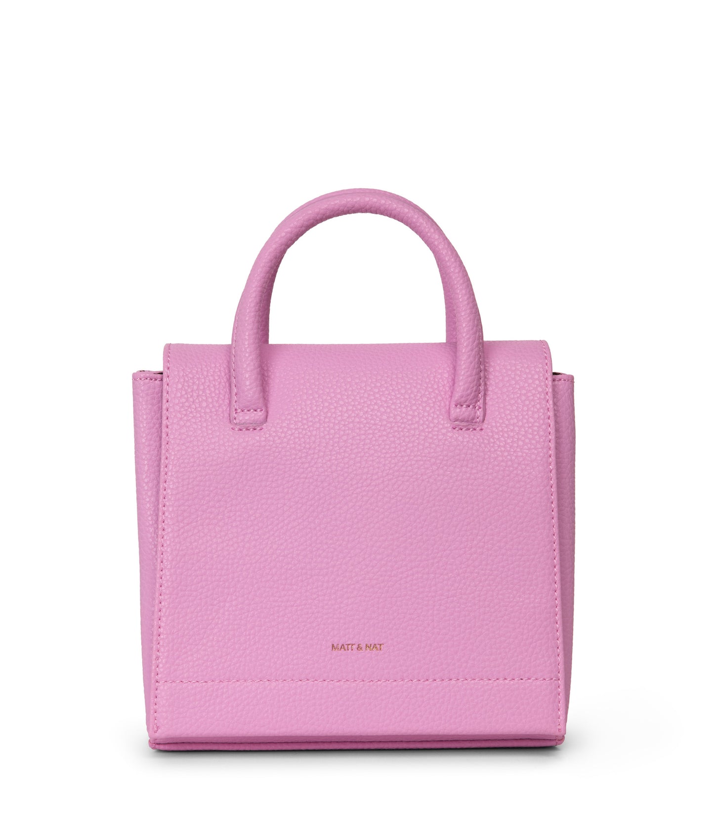 ADELSM Small Vegan Satchel - Purity | Color: Pink - variant::flora