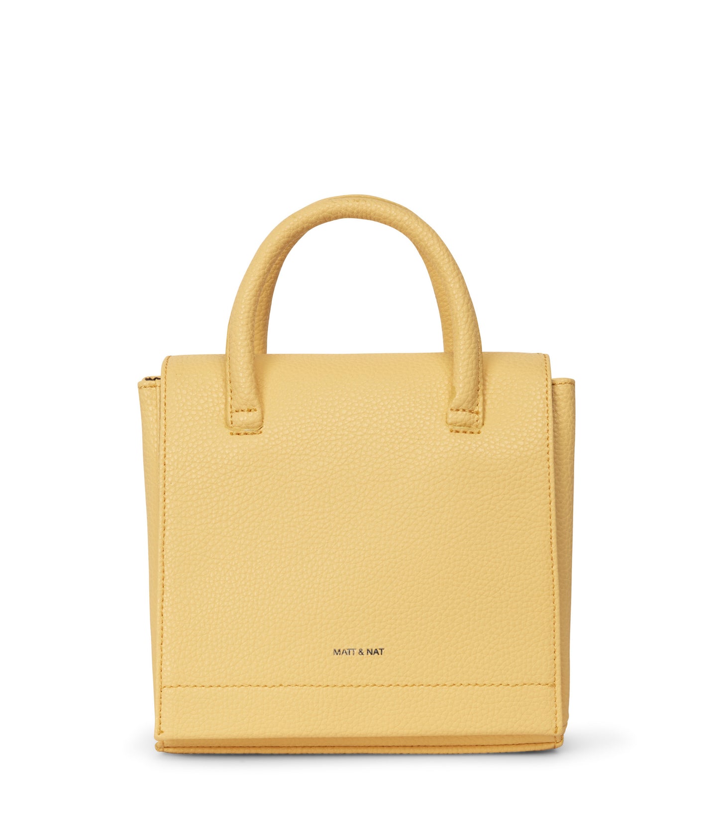 ADELSM Small Vegan Satchel - Purity | Color: Yellow - variant::zest