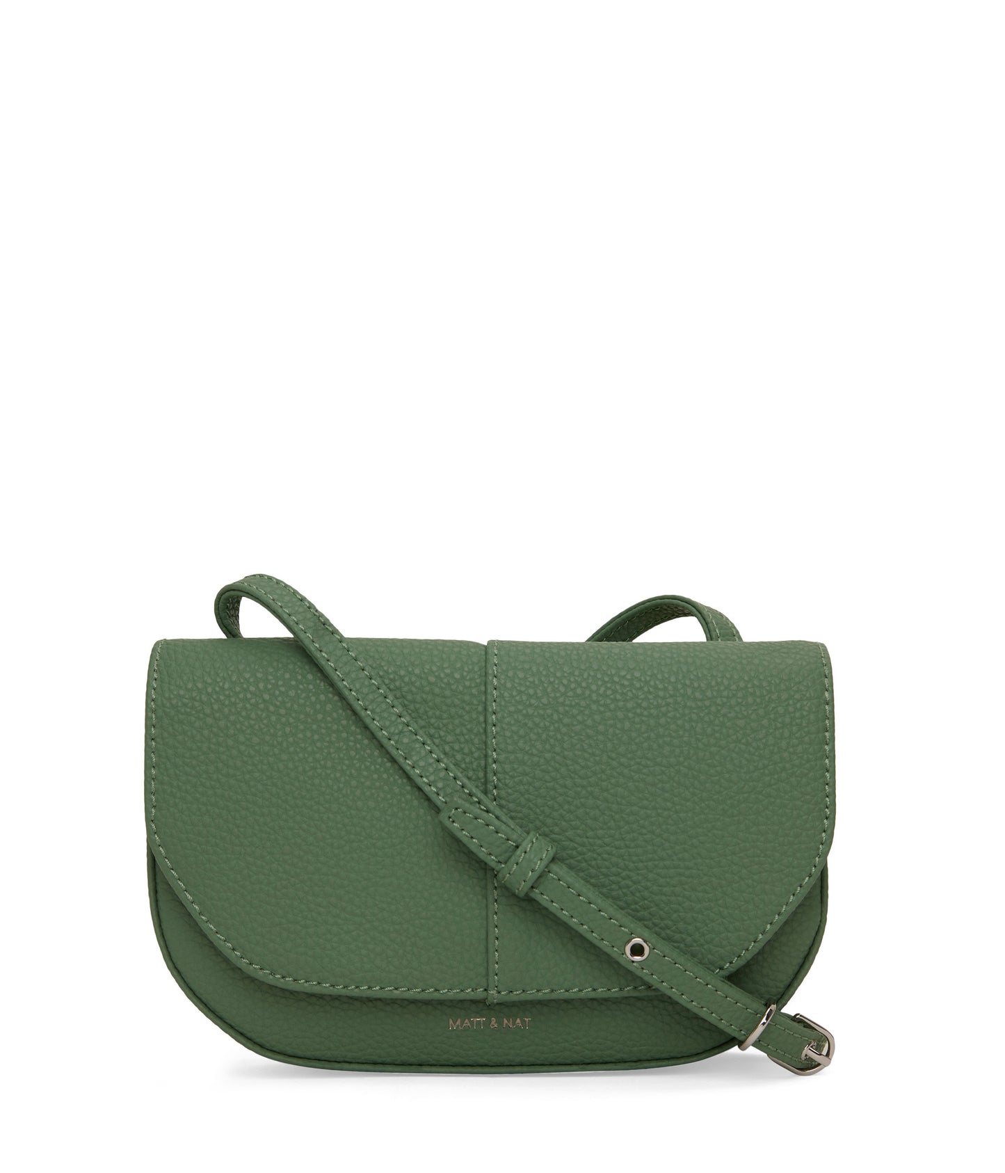 BUDA Vegan Crossbody Bag - Purity | Color: Green - variant::herb