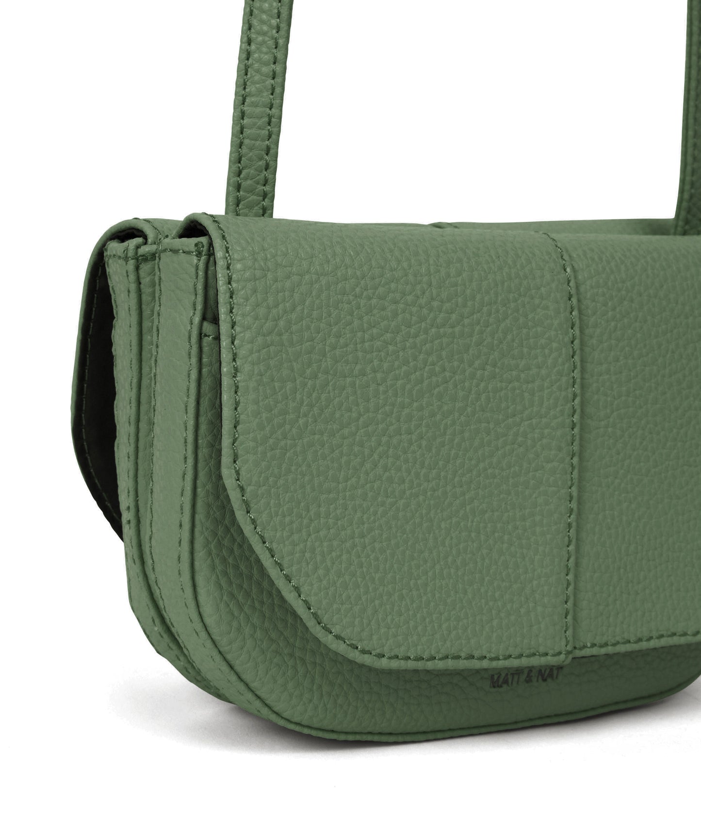 BUDA Vegan Crossbody Bag - Purity | Color: Green - variant::herb