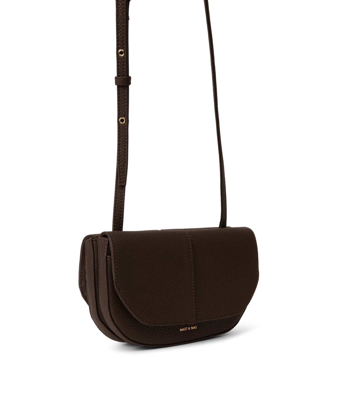 BUDA Vegan Crossbody Bag - Purity | Color: Brown - variant::truffle