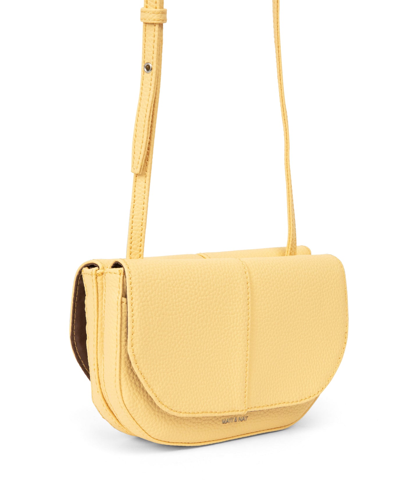 BUDA Vegan Crossbody Bag - Purity | Color: Yellow - variant::zest