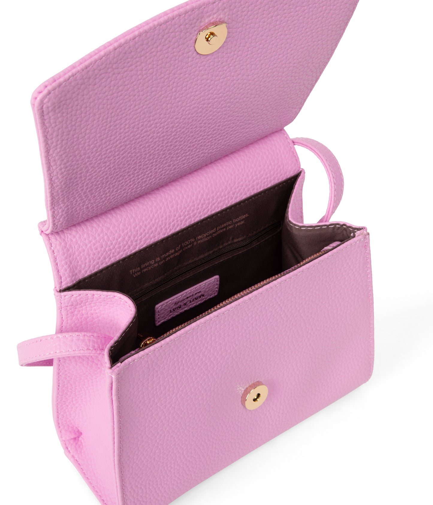 ERIKA Vegan Crossbody Bag - Purity | Color: Pink - variant::flora