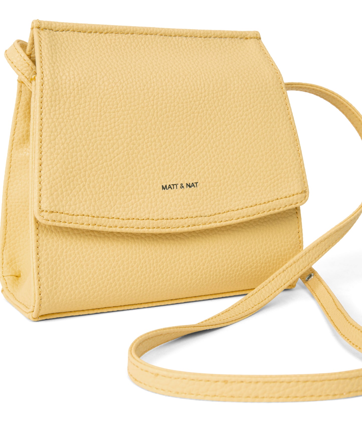 ERIKA Vegan Crossbody Bag - Purity | Color: Yellow - variant::zest