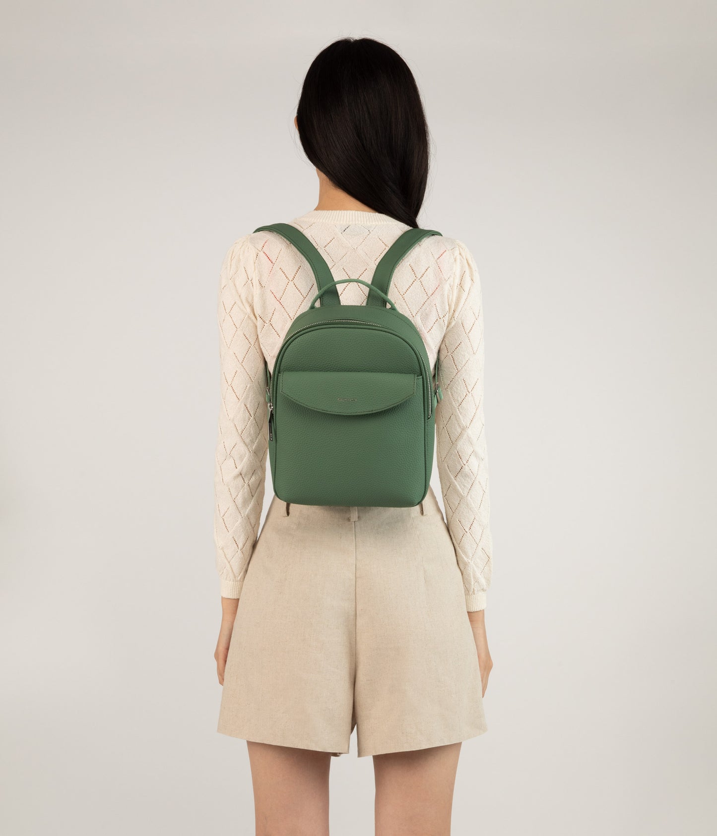 HARLEM Small Vegan Backpack - Purity | Color: Blue - variant::coast