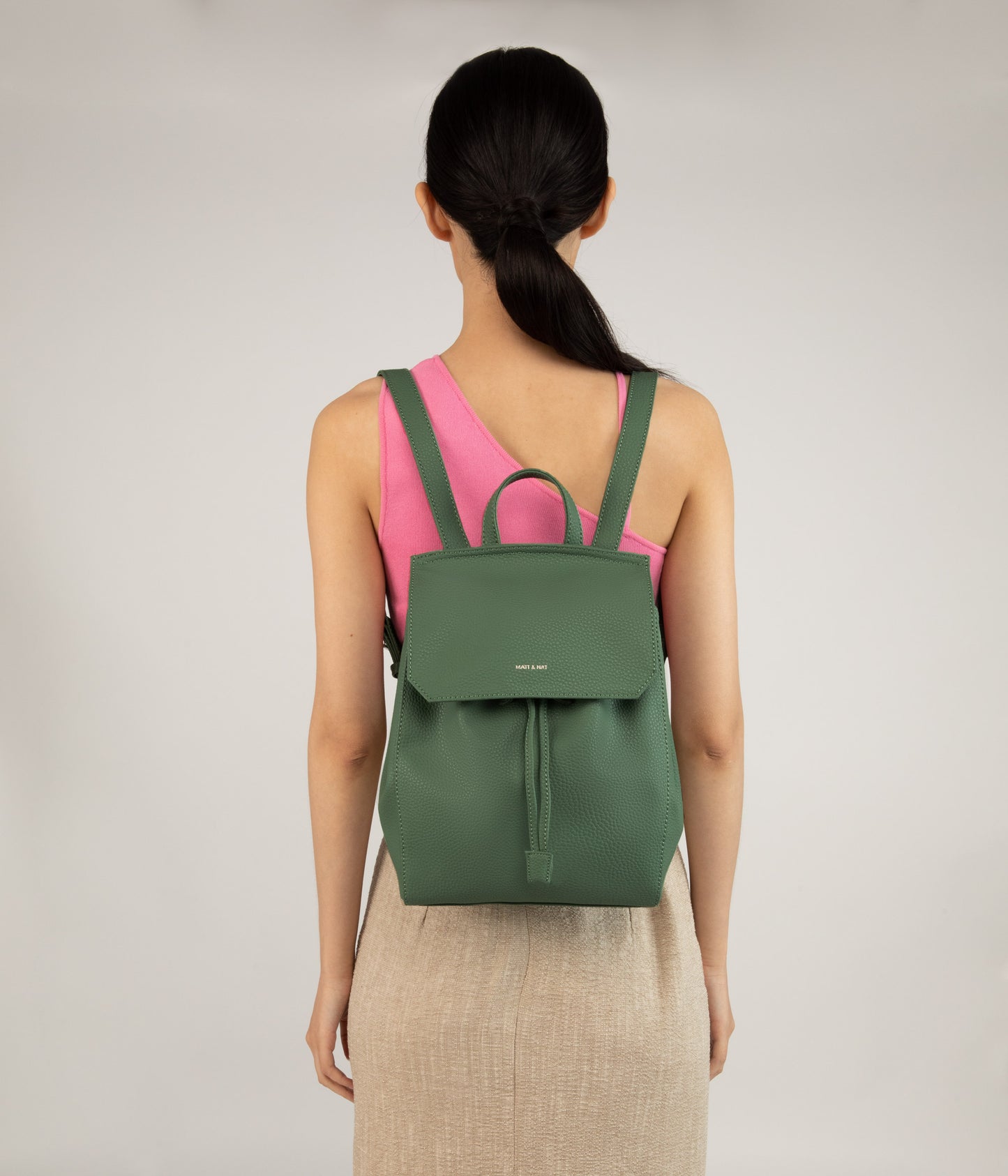 MUMBAI MED Vegan Backpack - Purity | Color: Pink - variant::flora