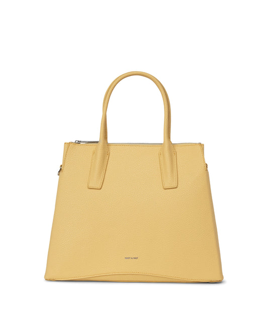NEVADA Vegan Satchel - Purity | Color: Yellow - variant::zest