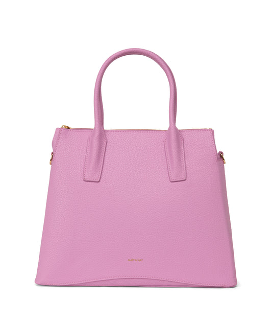 NEVADALG Vegan Satchel - Purity | Color: Pink - variant::flora