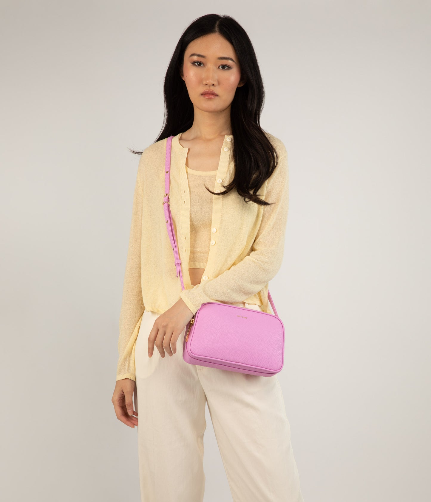 PAIR Vegan Crossbody Bag - Purity | Color: Pink - variant::flora